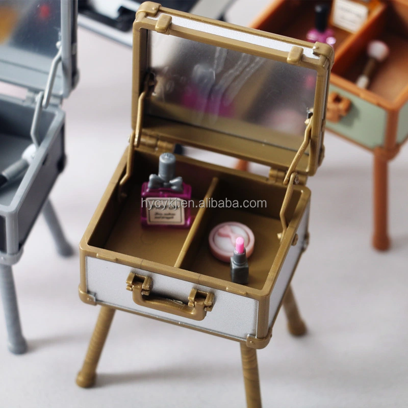 1: 12 Dollhouse Miniature Makeup Box Model Scene Ob Accessories