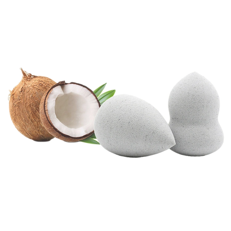 New Arrival Biodegradable Vegan Makeup Sponge Coconut Private Label Disposable Plant-Based Hydrophilic Makeup Puff Sponge