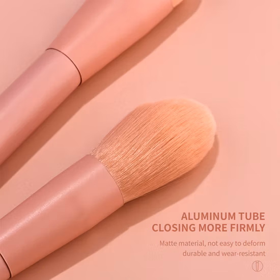 カスタムロゴ 10 個メイクアップツールロングハンドル化粧ブラシバッグギフトフェイスビューティーブラシピンクメイクブラシセット